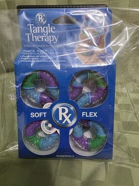 Tangle Therapy Soft Flex Twistable Therapy Device - RX - Purple, Blue & Green